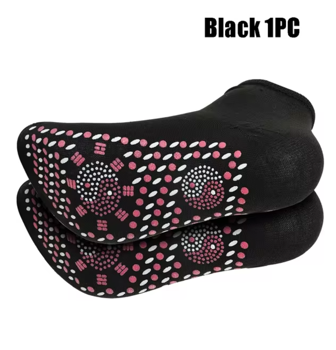 Functional socksTourmaline Self-Heating Socks Winter Warm Thermal Health Care Socks Slimming Health Short Sock Magnetic Therapy Sock