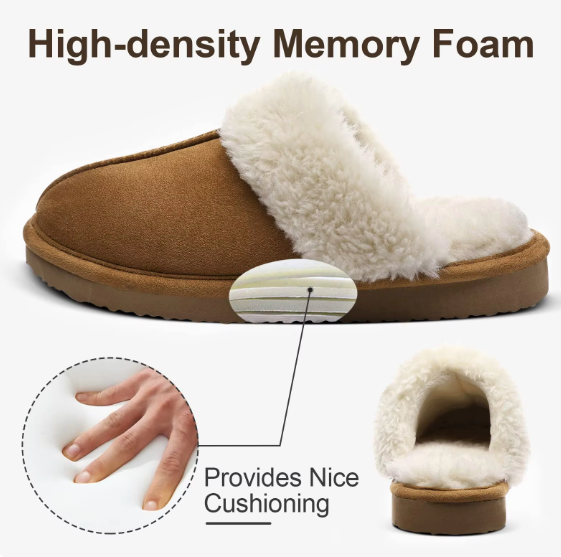 Autumn and winter style TPR rubber sole slippers for home use with burrs, men's and women's indoor and outdoor warm slippers, cotton slippers wholesale