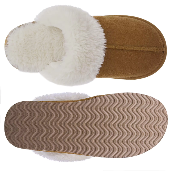 Autumn and winter style TPR rubber sole slippers for home use with burrs, men's and women's indoor and outdoor warm slippers, cotton slippers wholesale
