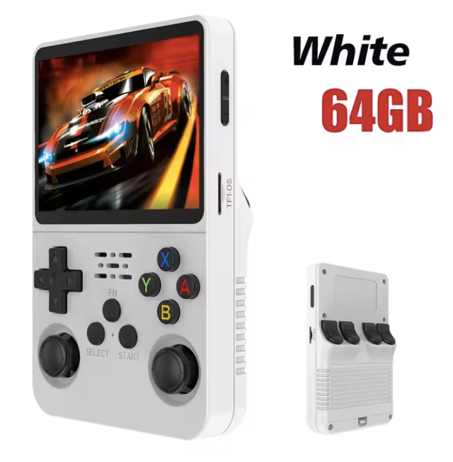 BOYHOM NEW R36S Retro Video Game Console Linux System 3.5 Inch IPS Screen Portable Pocket Player 64GB 128G Games best Kids gifts