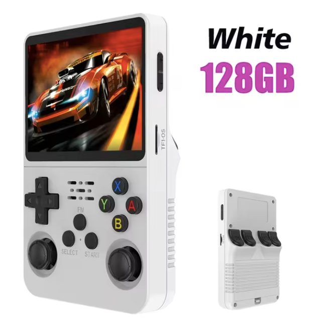 BOYHOM NEW R36S Retro Video Game Console Linux System 3.5 Inch IPS Screen Portable Pocket Player 64GB 128G Games best Kids gifts