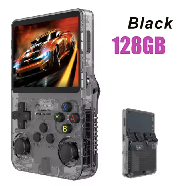 BOYHOM NEW R36S Retro Video Game Console Linux System 3.5 Inch IPS Screen Portable Pocket Player 64GB 128G Games best Kids gifts