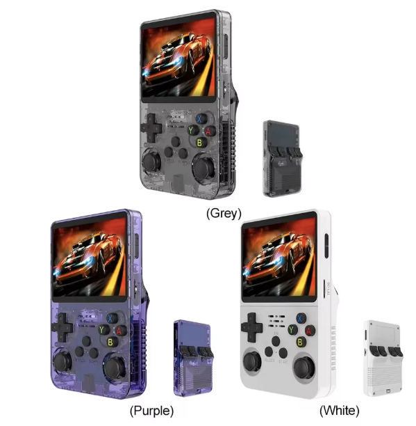 BOYHOM NEW R36S Retro Video Game Console Linux System 3.5 Inch IPS Screen Portable Pocket Player 64GB 128G Games best Kids gifts