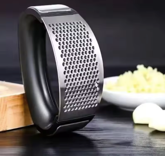 Stainless Steel Garlic Press Crusher