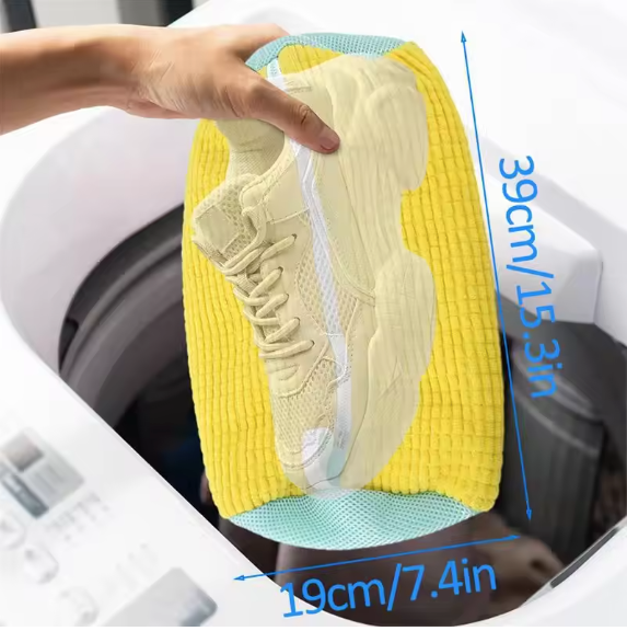 1PCS Washing Shoes Bag Cotton Shoes Laundry Bags Easily Remove Dirt Washing Bags Anti-Deformation Shoes Clothes Organizer