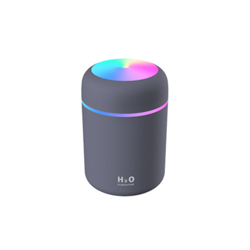 300ML Air Humidifier Colorful Atmosphere Light Mute Humidification Mini Creative Colorful Cup Desktop Home Car Humidifier