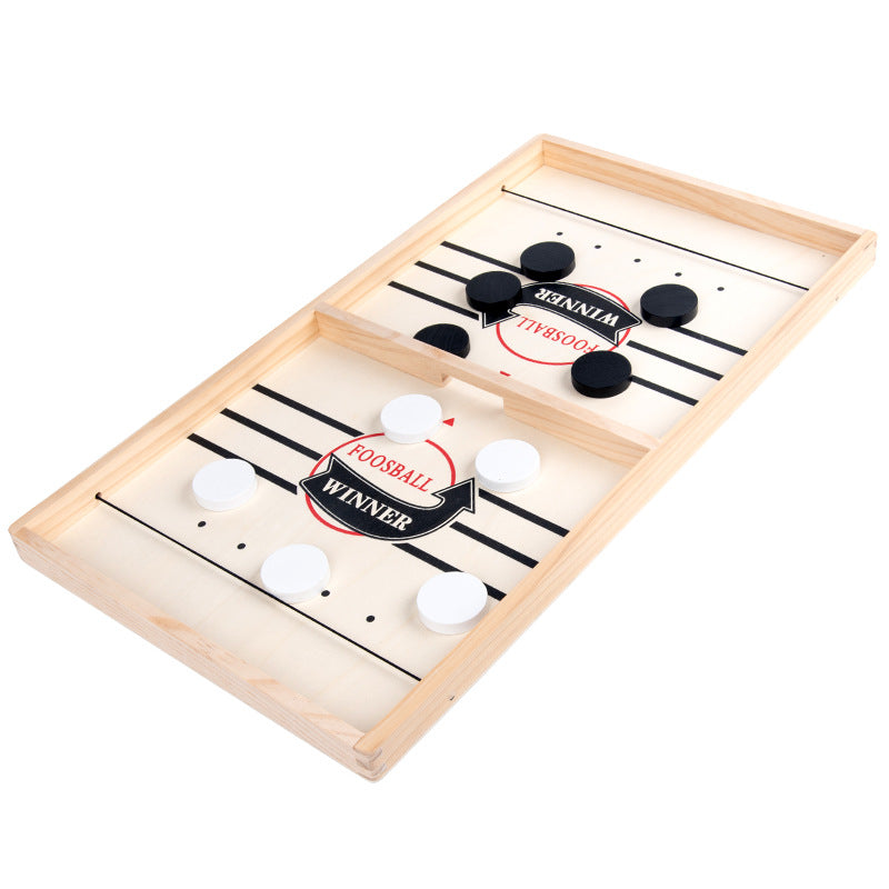 Douyin Wooden Bouncing Chess Parent-child Interactive Chess Bumping Chess Balls Like Lianzhu Tabletop Ice Hockey Spot Amazon Ejection
