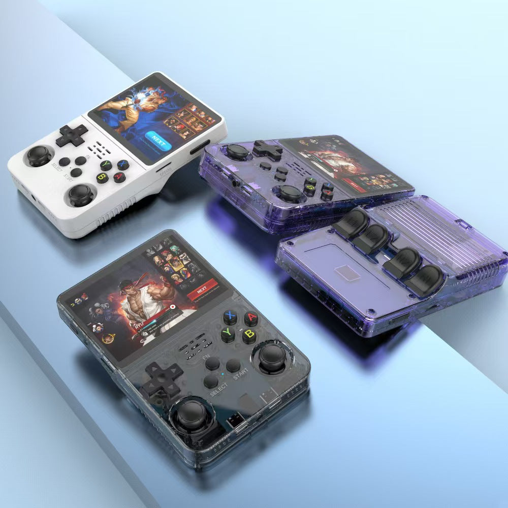 BOYHOM NEW R36S Retro Video Game Console Linux System 3.5 Inch IPS Screen Portable Pocket Player 64GB 128G Games best Kids gifts