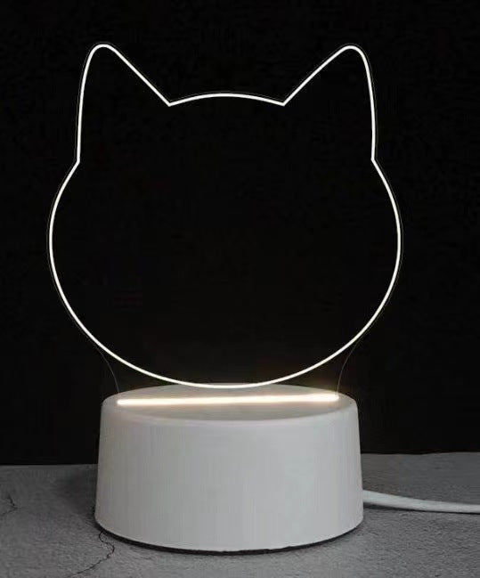 3D Message Board Night Light