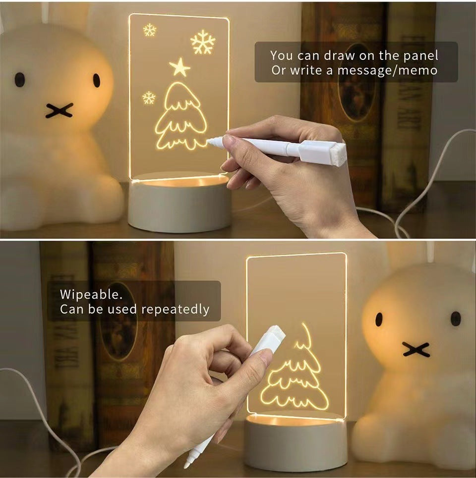 3D Message Board Night Light