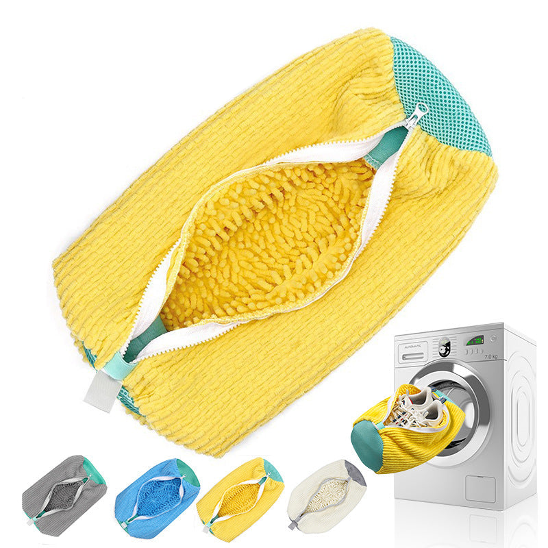 1PCS Washing Shoes Bag Cotton Shoes Laundry Bags Easily Remove Dirt Washing Bags Anti-Deformation Shoes Clothes Organizer