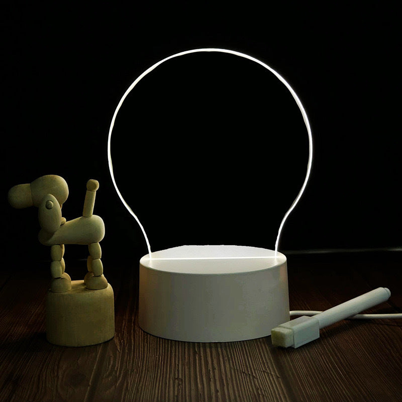 3D Message Board Night Light