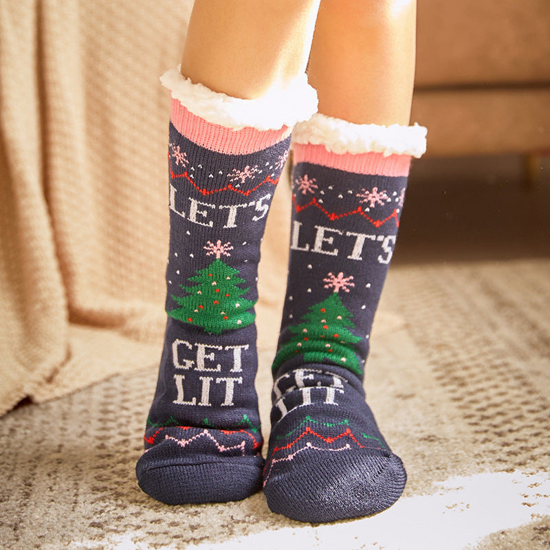 2024 Christmas Winter Warm Home Socks