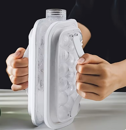 Folding ice box can carry two-in-one