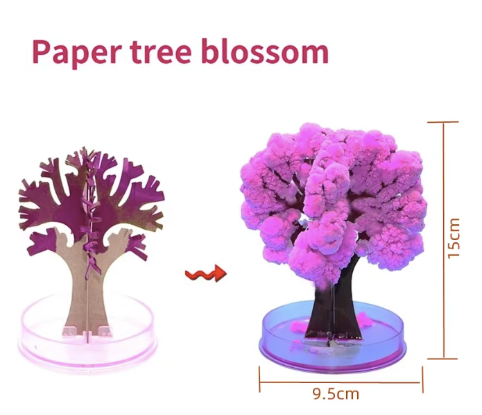 Paper tree flower