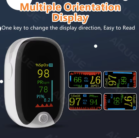 LK87 88 finger clip oximeter pulse index blood oxygen saturation sleep convenient detection tester