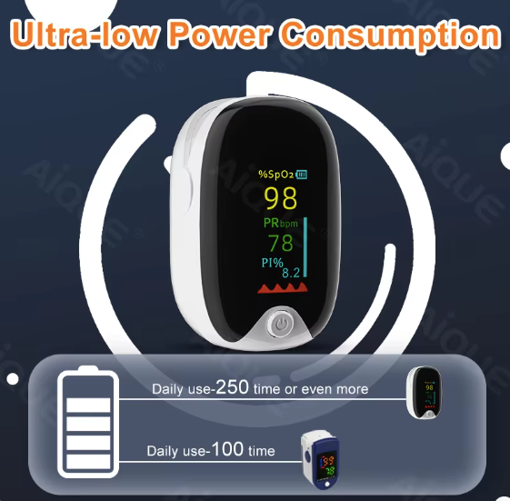 LK87 88 finger clip oximeter pulse index blood oxygen saturation sleep convenient detection tester