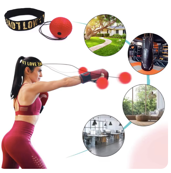 Head-Mounted Boxing Speed Ball Tyson Ball Kids Adult Boxing Agility Trainer With A Bouncy Boxing Reaction Ball