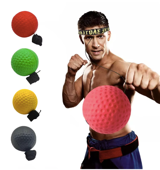 Head-Mounted Boxing Speed Ball Tyson Ball Kids Adult Boxing Agility Trainer With A Bouncy Boxing Reaction Ball