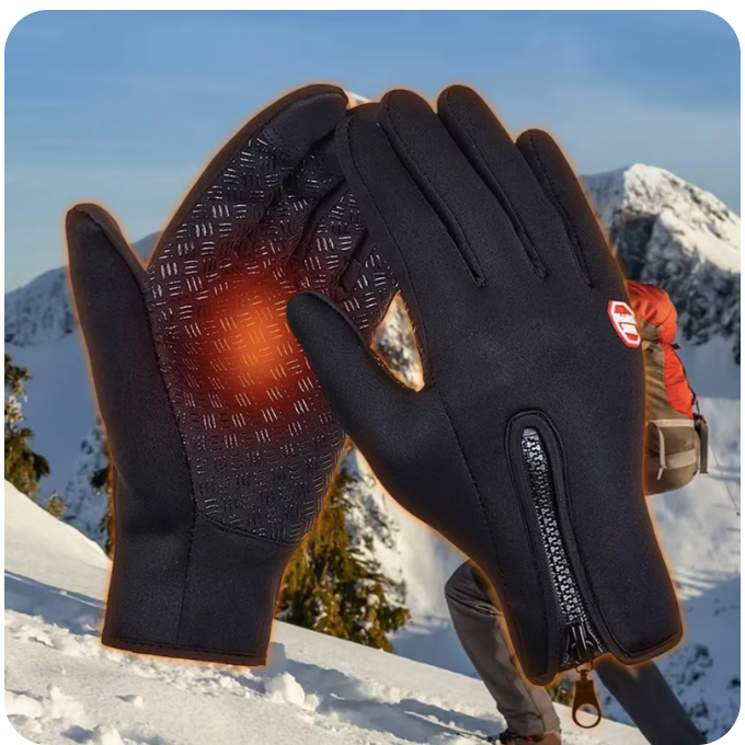 Autumn Winter Motorbike Gloves Women Windproof Anti-slip Touchscreen Fleece Keep Warm for Work Gloves Men Sports Bike