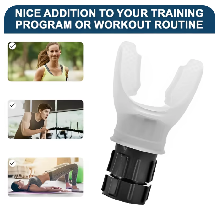 Fitness Trainer Portable Vital Capacity Abdominal Breathing Trainer Portable Adjustable Swimming and Running