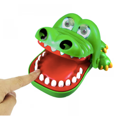 Crocodile Teeth Toys Alligator Biting Finger Dentist Games Jokes Game of Luck Pranks Kids Toys Funny Holiday Party Family Games