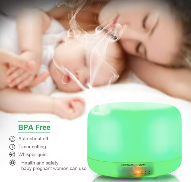 300ML ultrasonic aromatherapy machine household aromatherapy machine essential oil aromatherapy lamp bedroom automatic fragrance humidifier