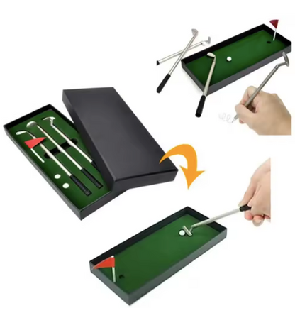 Mini Desktop Golf Ball Pen Gift