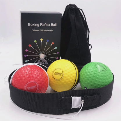 Head-Mounted Boxing Speed Ball Tyson Ball Kids Adult Boxing Agility Trainer With A Bouncy Boxing Reaction Ball