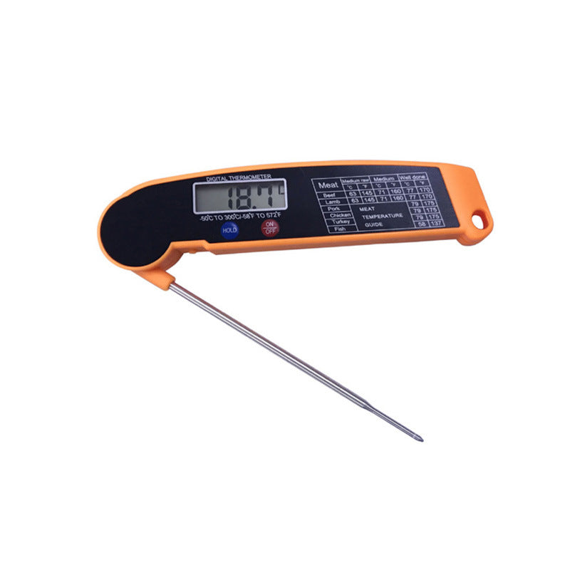 Food Electronic Thermometer Barbecue Grill Thermometer Probe Folding Kitchen Thermometer