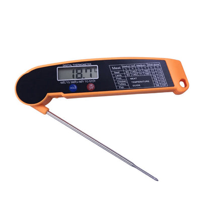 Food Electronic Thermometer Barbecue Grill Thermometer Probe Folding Kitchen Thermometer