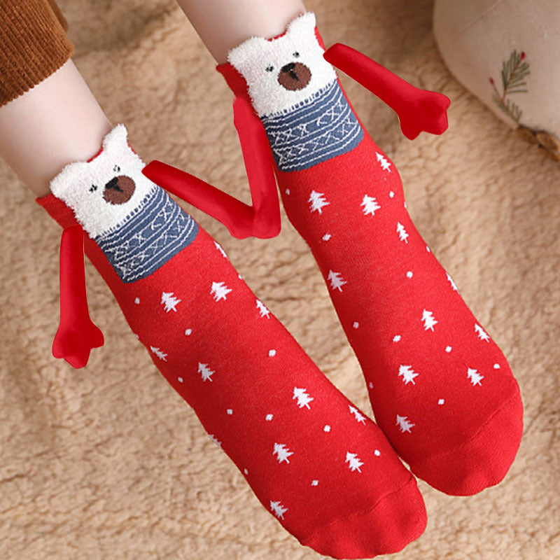 Holding hands socks & Christmas socks