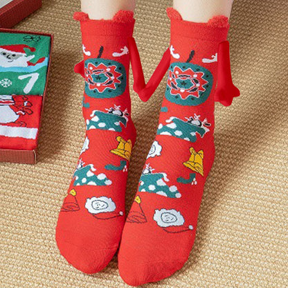 Holding hands socks & Christmas socks