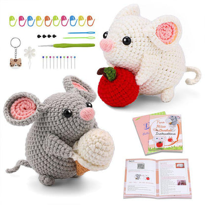 Same style crochet material package crochet doll diy wool ball hand-woven doll ornaments