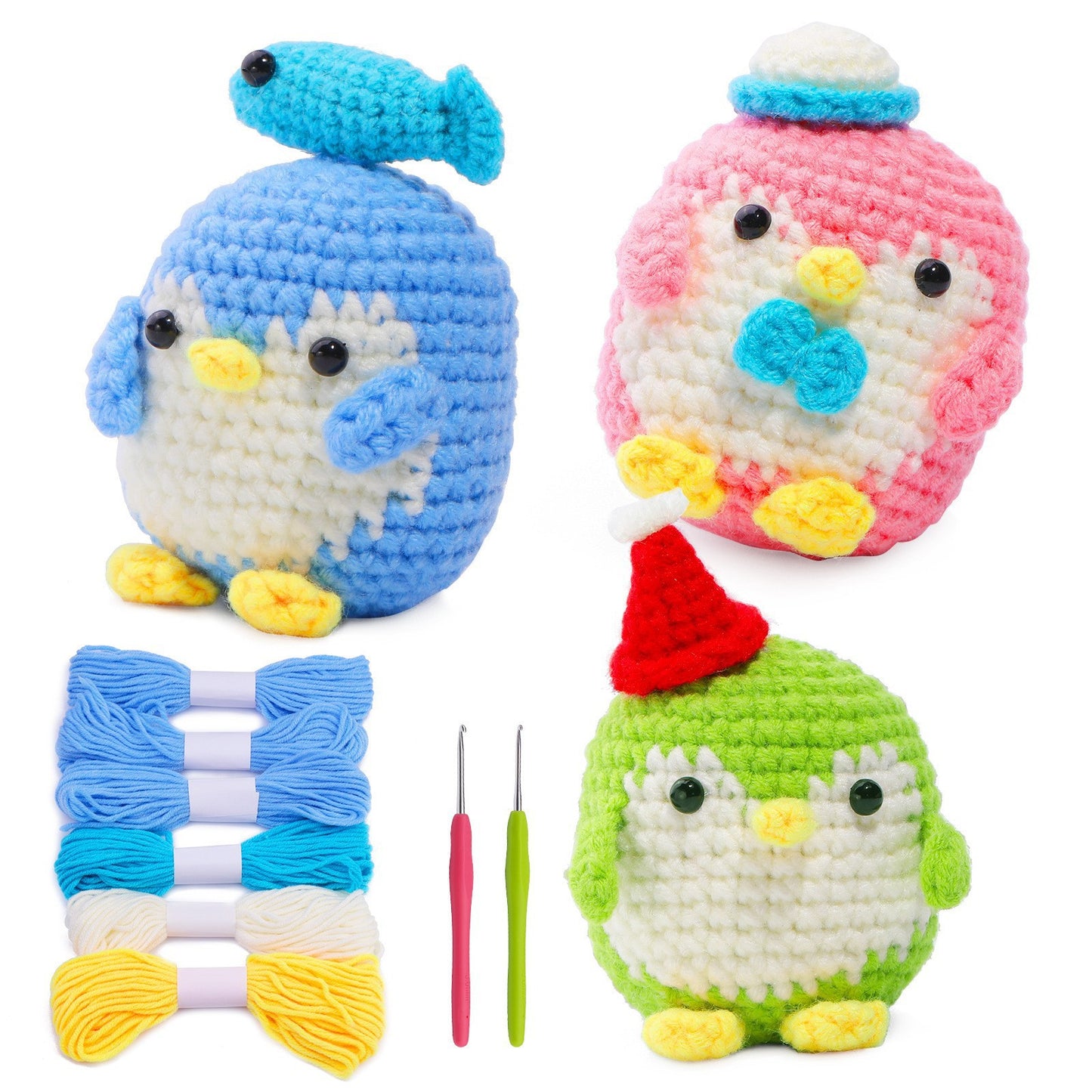 Same style crochet material package crochet doll diy wool ball hand-woven doll ornaments