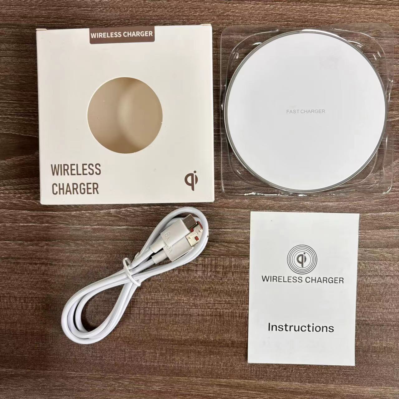 Mobile phone wireless charger 35W disc wireless charger Aluminum alloy 30W desktop charger Great gift