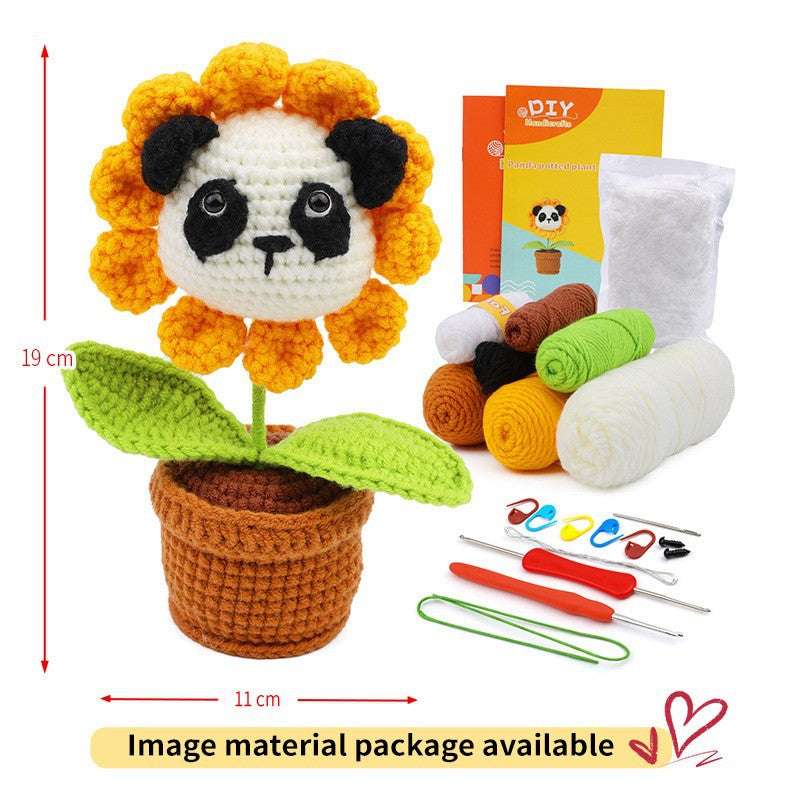 Same style crochet material package crochet doll diy wool ball hand-woven doll ornaments