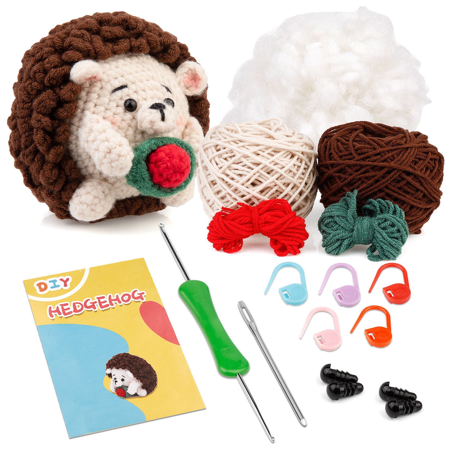 Same style crochet material package crochet doll diy wool ball hand-woven doll ornaments