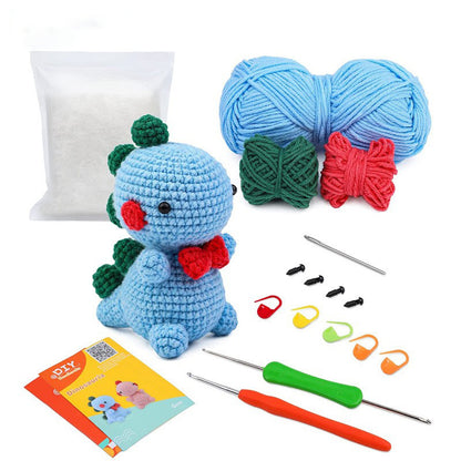 Same style crochet material package crochet doll diy wool ball hand-woven doll ornaments