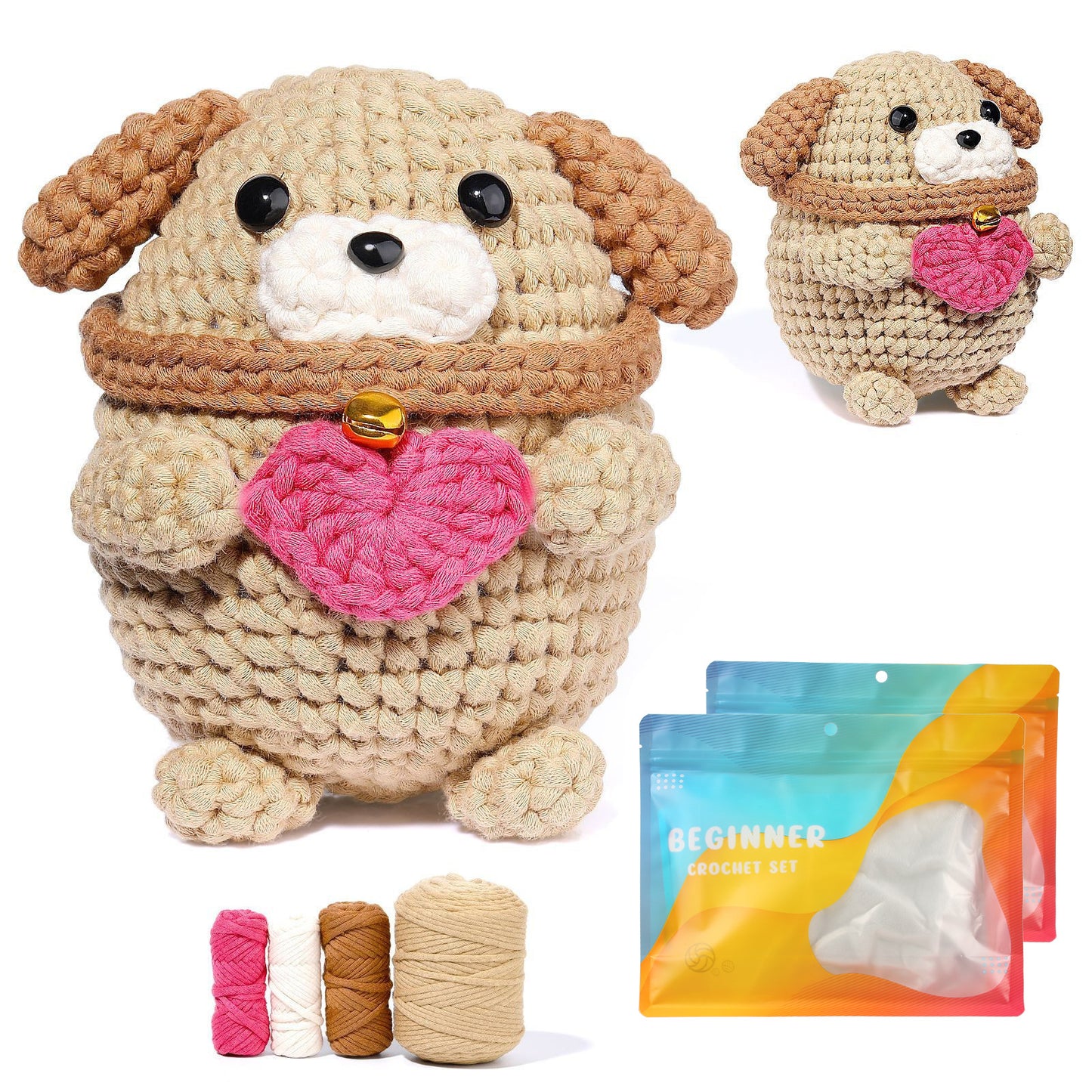 Same style crochet material package crochet doll diy wool ball hand-woven doll ornaments