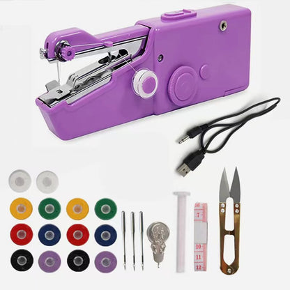 Handheld Mini Sewing Machine Mini Electric Sewing Machine New Plus Accessories Sewing Machine Set