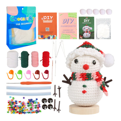 Same style crochet material package crochet doll diy wool ball hand-woven doll ornaments