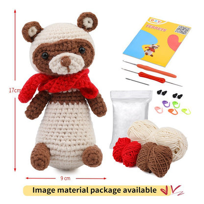 Same style crochet material package crochet doll diy wool ball hand-woven doll ornaments