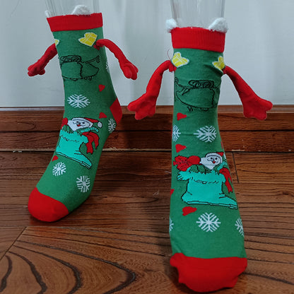 Holding hands socks & Christmas socks