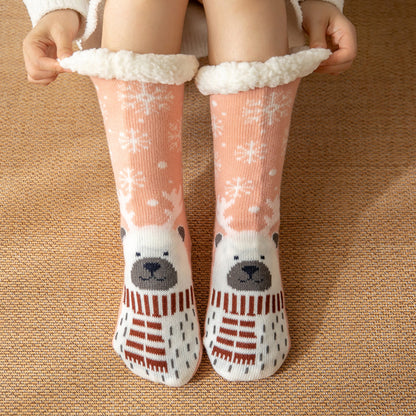 2024 Christmas Winter Warm Home Socks