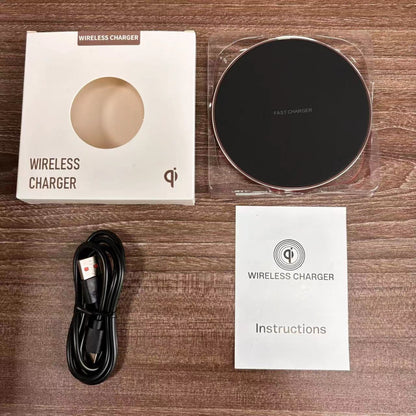 Mobile phone wireless charger 35W disc wireless charger Aluminum alloy 30W desktop charger Great gift