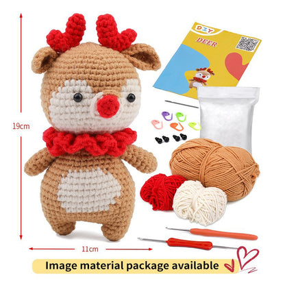 Same style crochet material package crochet doll diy wool ball hand-woven doll ornaments