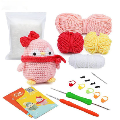 Same style crochet material package crochet doll diy wool ball hand-woven doll ornaments