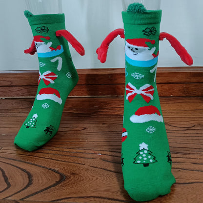 Holding hands socks & Christmas socks