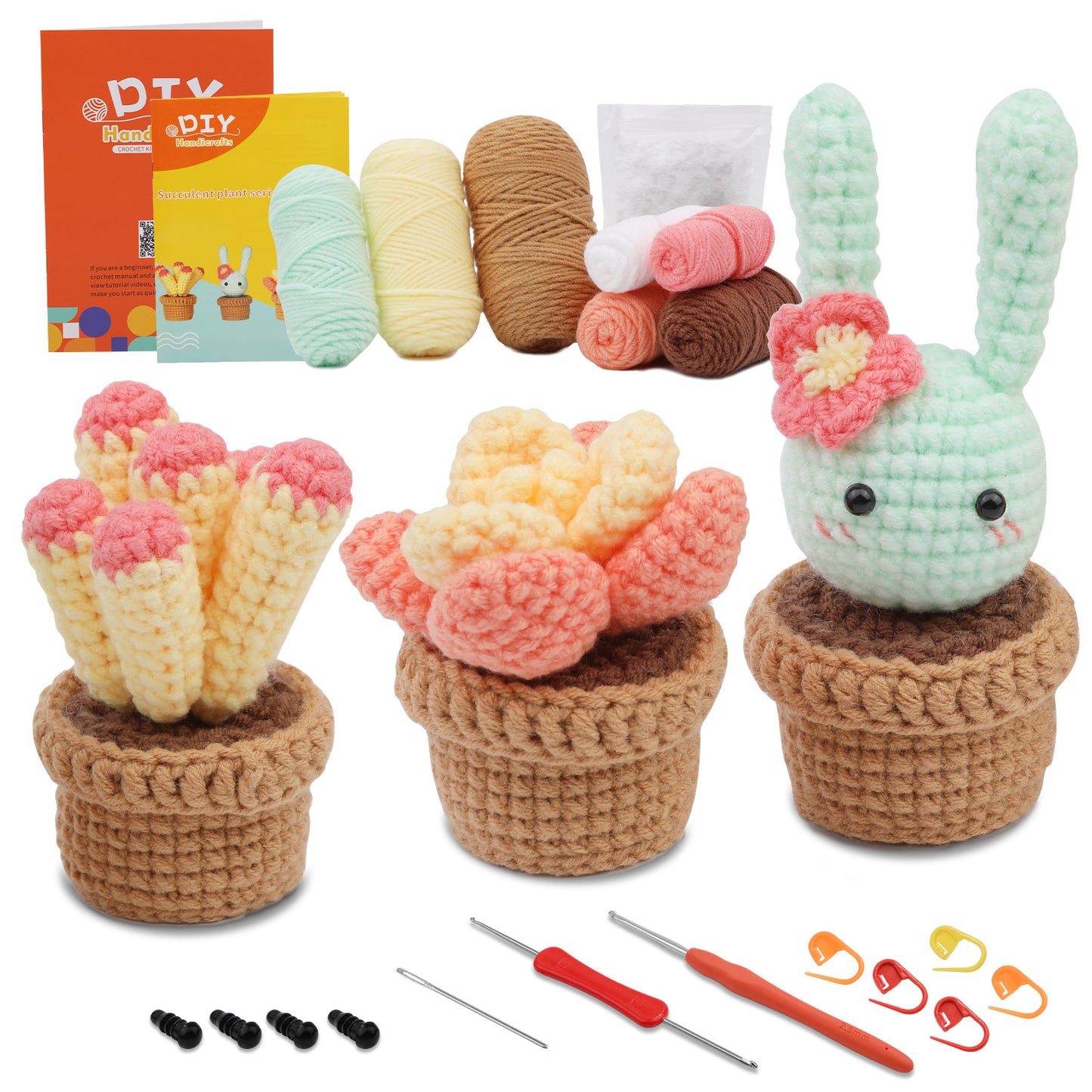 Same style crochet material package crochet doll diy wool ball hand-woven doll ornaments